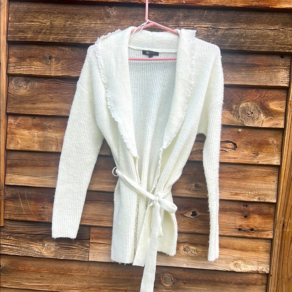 Frye Cream Women's Cardigan Sweater